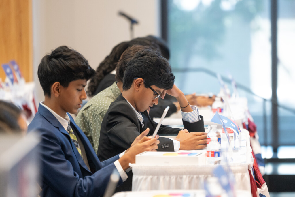 Civics Bee contestants