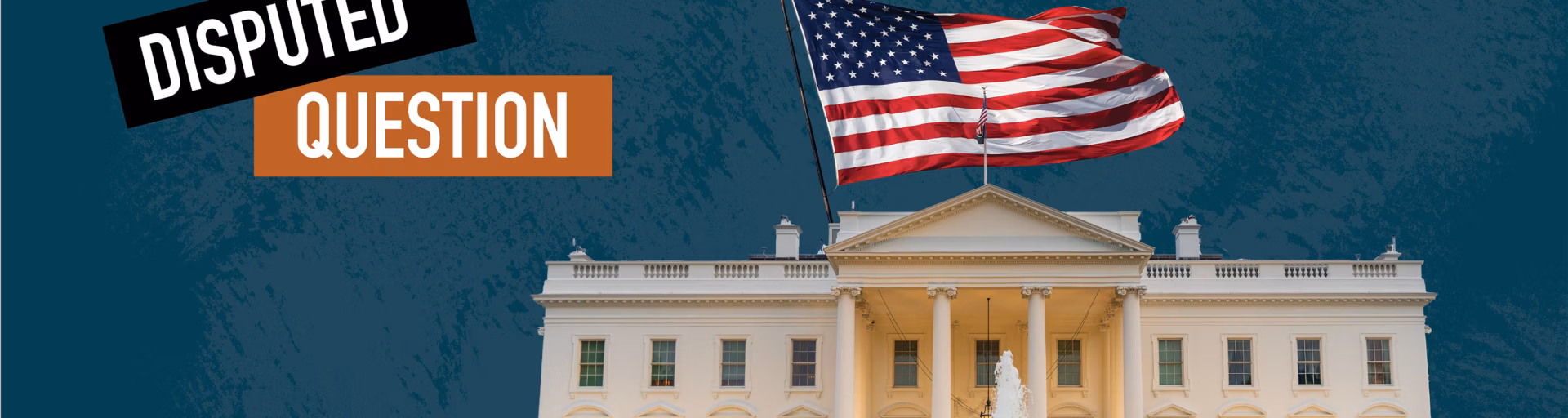 White House and US flag