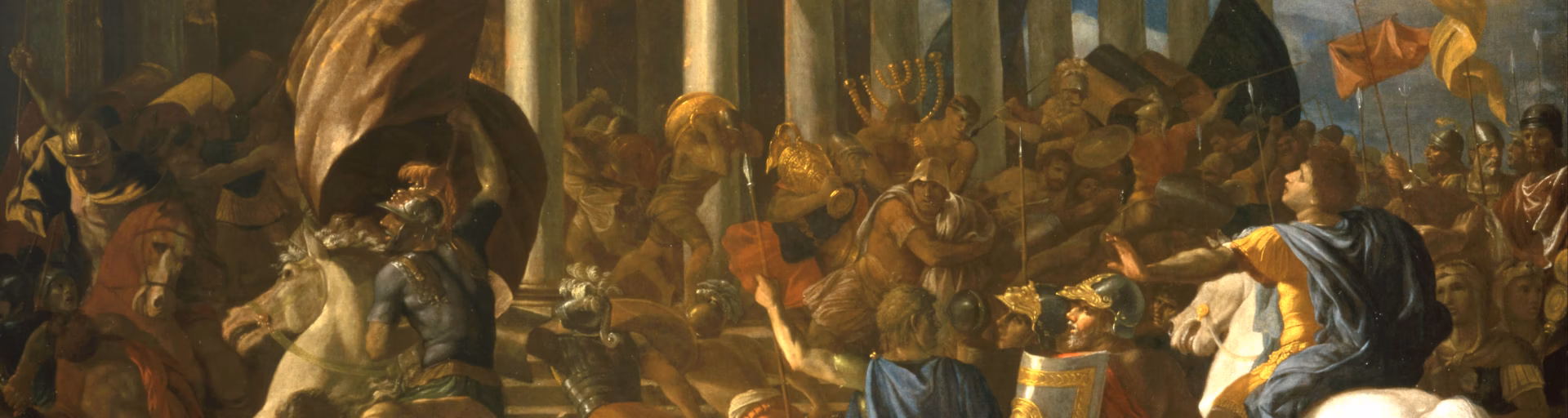 Destruction and Sack of the Temple of Jerusalem Painting